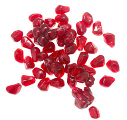 fruit pomegranate on a white background