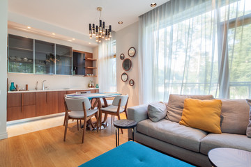 Interior of kitchen