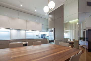 Interior of kitchen