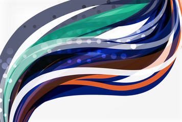 Colorful wave abstract background