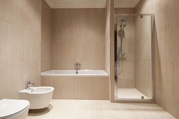 Interior of bathroom