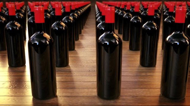 Wine animation - 3D Motion design