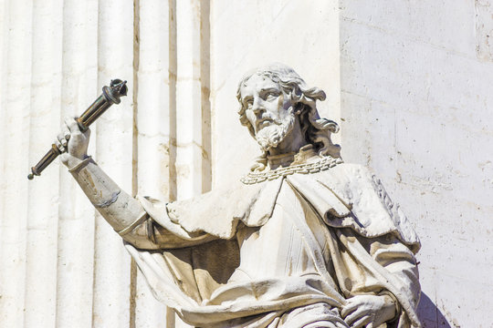 Escultura en el Palacio Real de Madrid