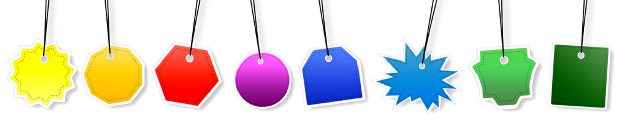 Concept of empty banner for sales promotion