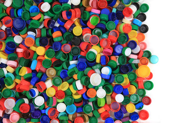 plastic pet caps texture