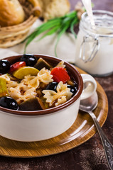 Soup with vegetables