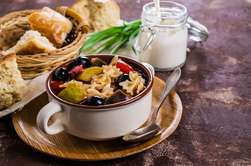 Soup with vegetables