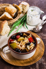 Soup with vegetables