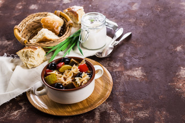 Soup with vegetables