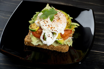 Healthy sandwiches for the breakfast