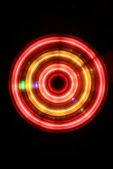 background of colorful rings