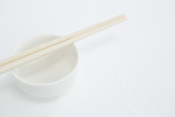 Chopsticks with bowl