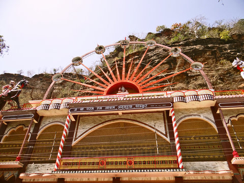 Shrine in Chitrakoot. As per legend, Lord Rama while on his exile, spent several years in Chitrakoot. Accordingly Chitrakoot is full of legends, shrines and customs associated with the Ramayana, Ram.