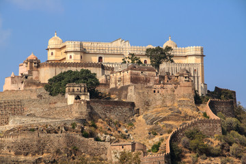 Panoramic view of Fort Kumbhalgarh, India