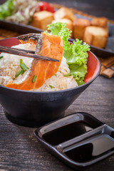 Teriyaki salmon