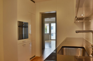 Clean kitchen in freshly renovated house