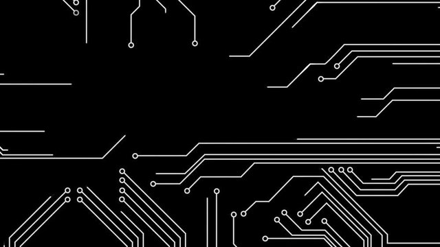 Circuit Board animations:
Full HD After Effects Simple Black and White animation