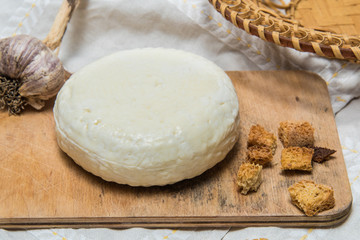 Traditional Russian Adygei cheese