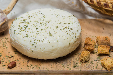 Traditional Russian Adygei cheese