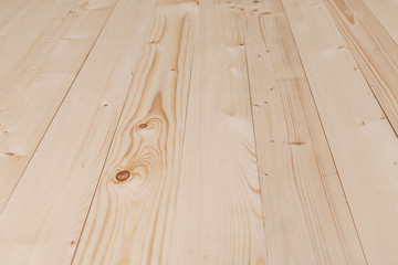 Wood texture background. Wooden board. Bright planks pattern. Decorative surface.