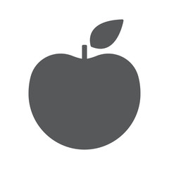 Apple icon vector, flat design