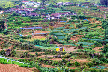 Sri Lankan mountain village