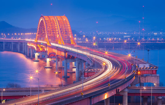 Banghwa bridge in Korea ,South Korea