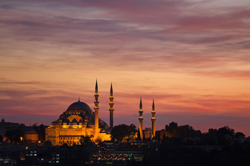 Naklejka na ściany i meble Suleymaniye Mosque Istanbul