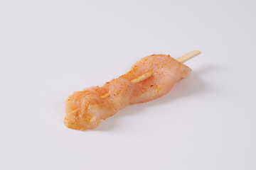 fresh chicken skewer