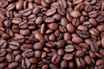 Coffee beans background