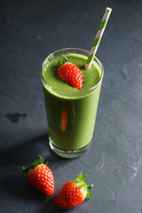 fresh green smoothie.