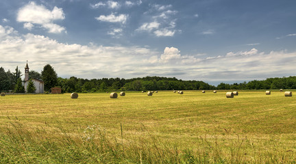 Country landscape near Gorla (Italy)