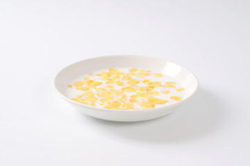 corn flakes with milk
