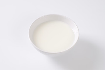 bowl of fresh milk