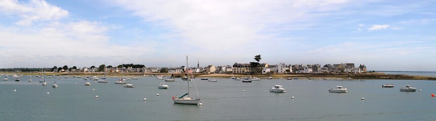 Fototapeta premium panorama Île Tudy Finistère Brittany