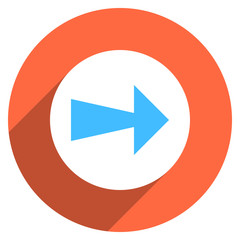 Arrow Sign Circle Icon