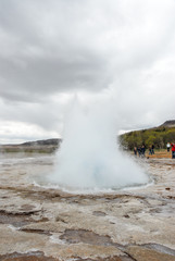 Der Strokkur - Geysire auf Island