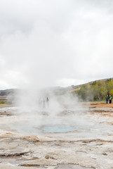 Der Strokkur - Geysire auf Island