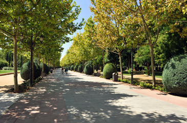 Parque de Gasset en Ciudad Real, España