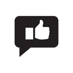 thumb up icon illustration