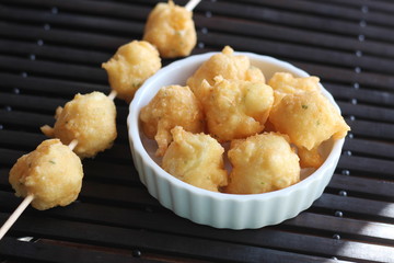 Buñuelos de viento rellenos