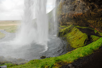 Fototapeta na wymiar Seljalandsfoss auf Island
