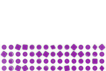 Colorful background made from sewing buttons