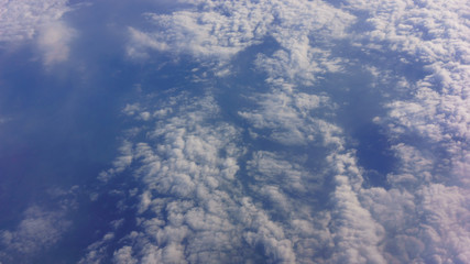 Beautiful sky with clouds,  Beautiful white clouds and blue sky