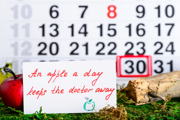 Holiday National Doctor Day on calendar on March 30