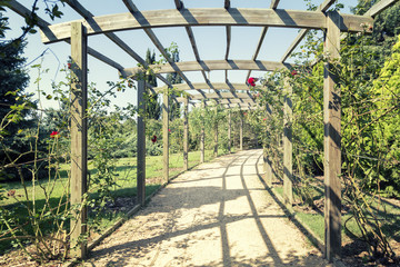 Pergola Inside The Arboretum
