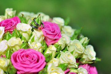 Beautiful wedding bouquet