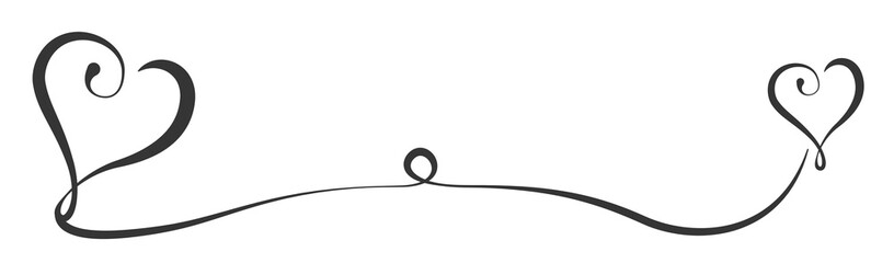 Herzen Liebe Design Element Schwung Banner