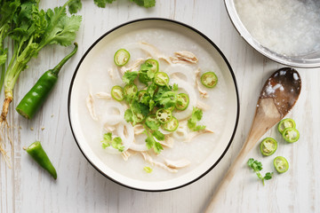rice soup with chicken