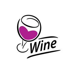 vector wine logo